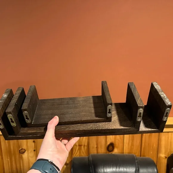 Rustic Brown Wall floating Shelf - Picture 3 of 5
